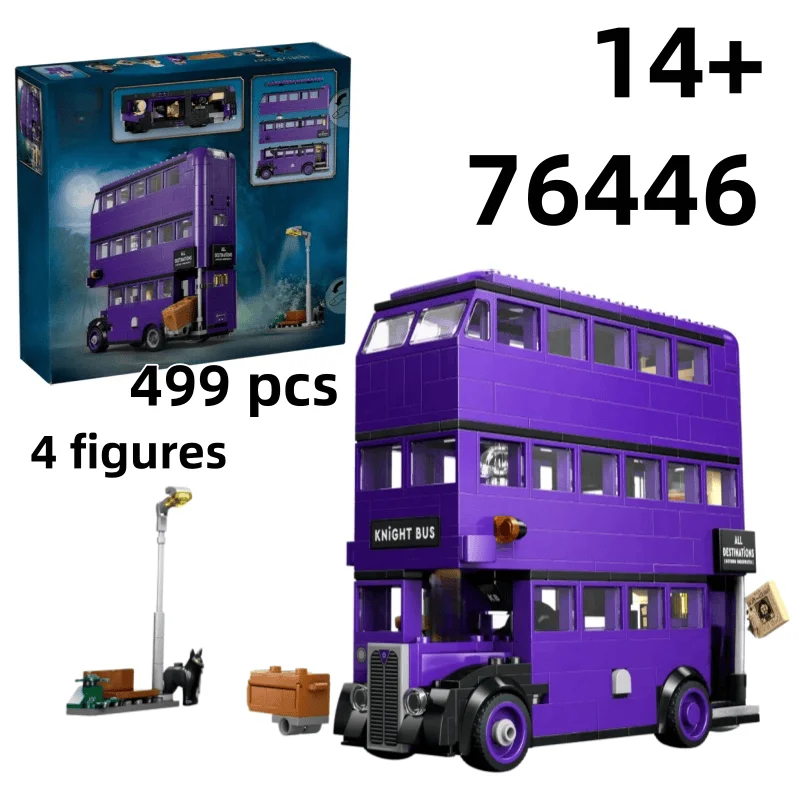 

Hot Harry Wizarding World Knight Bus Adventure 76446 Building Block Bricks 499pcs Puzzle Model Toy For Birthday Holiday Gifts