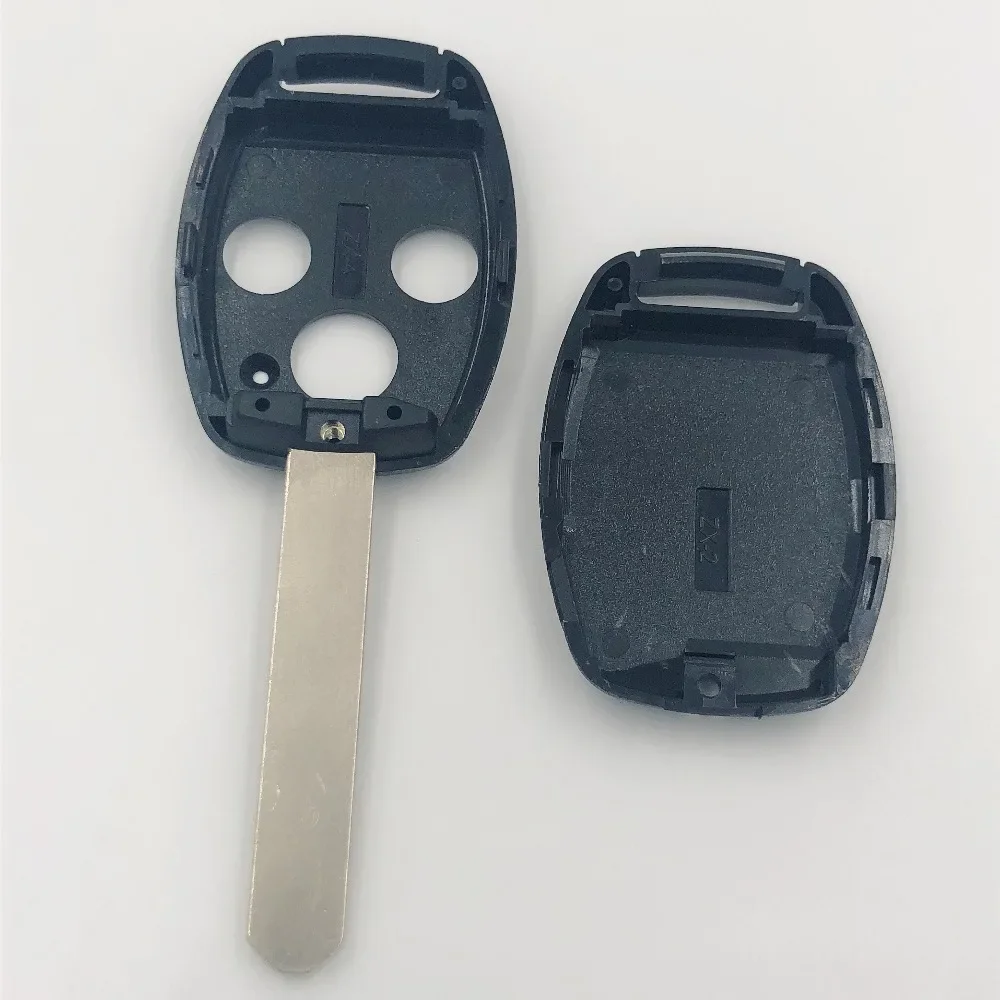 3 Button Car Remote Case Fob Fit For HONDA Accord Civic CRV HRV Jazz Pilot 2007 2008 2009 2010 2011 2012 2013 Key Shell Cover