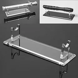 Espositore per spada laser di vendita calda espositore per spada decorativo in acrilico da tavolo per visualizzare la spada laser sul Desktop