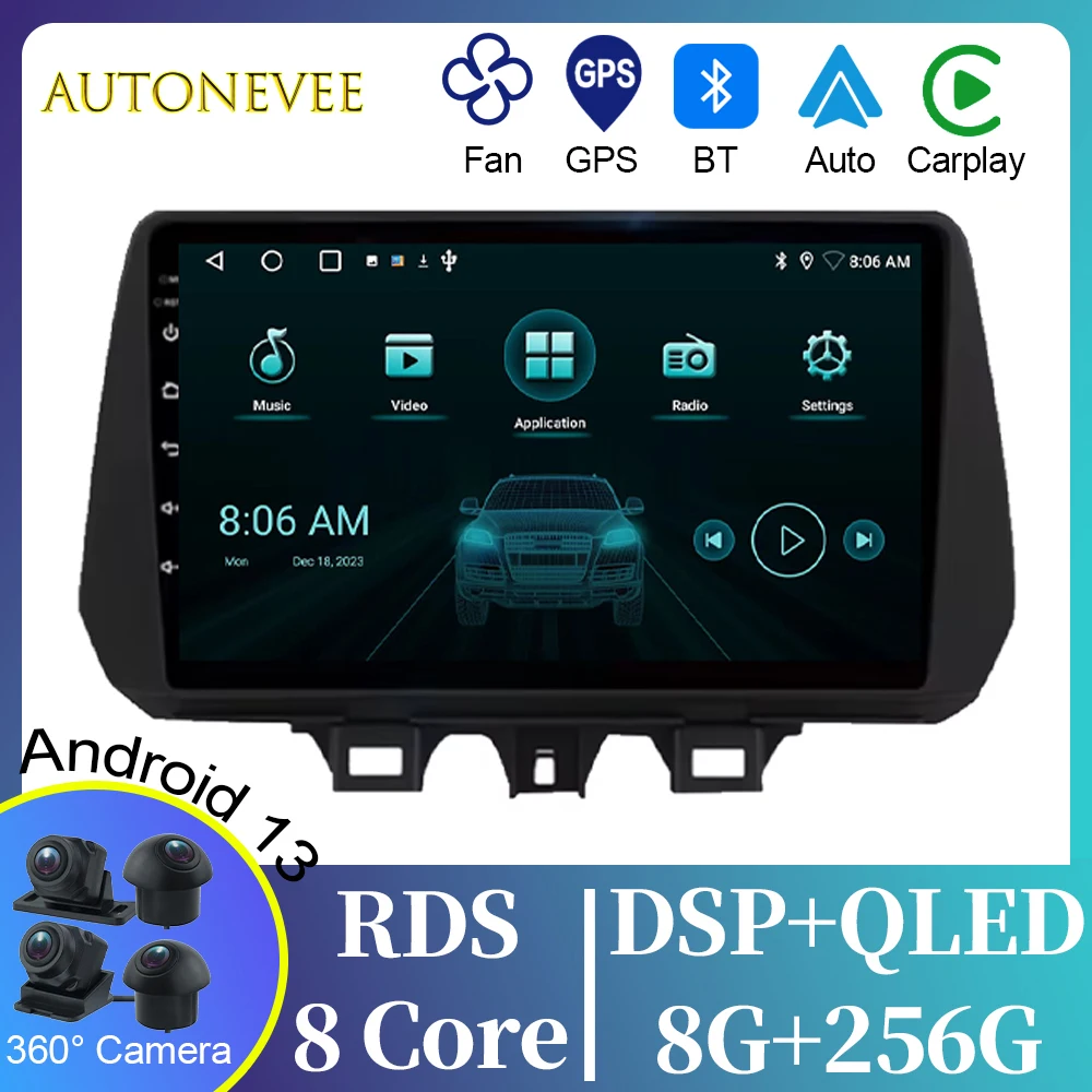 

WIFI Video Player For Hyundai TUCSON 2019 2020 2021 Android Auto Car Radio GPS Navigation Multimedia Stereo Carplay No 2din DVD