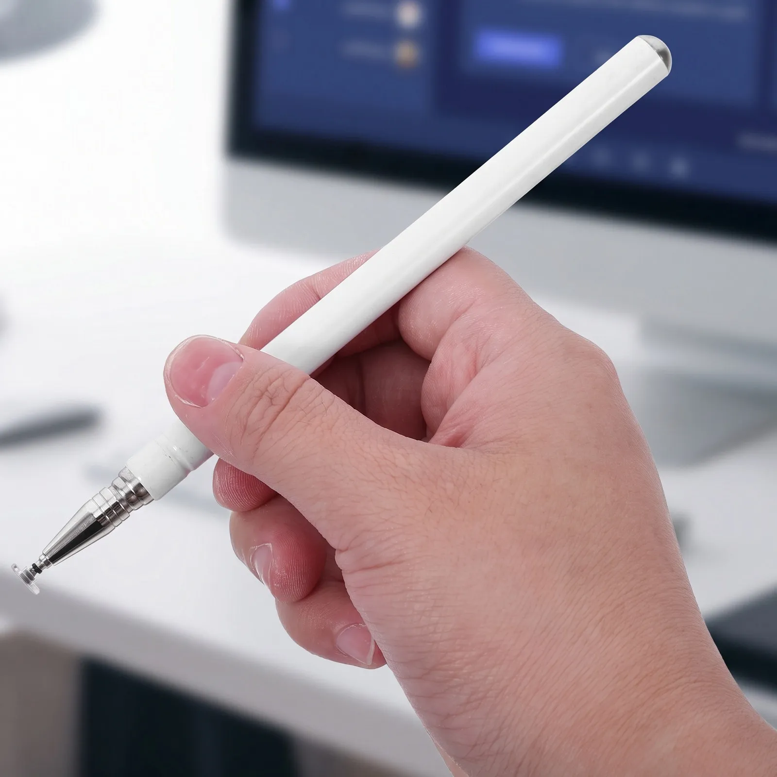 Retractable Stylus Pen for Touchscreen High Precision Lightweight Capacitive Stylus for Drawing Note Taking Signature Compatible