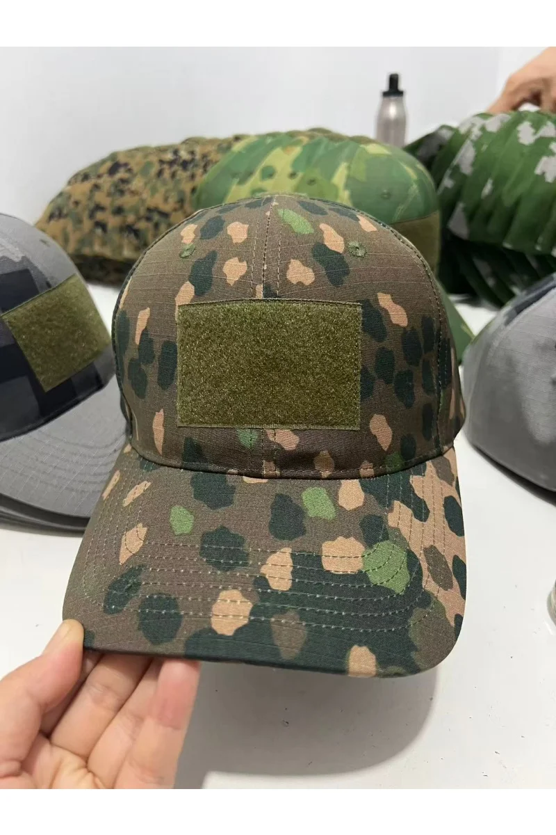 

German pea camouflage outdoor baseball cap