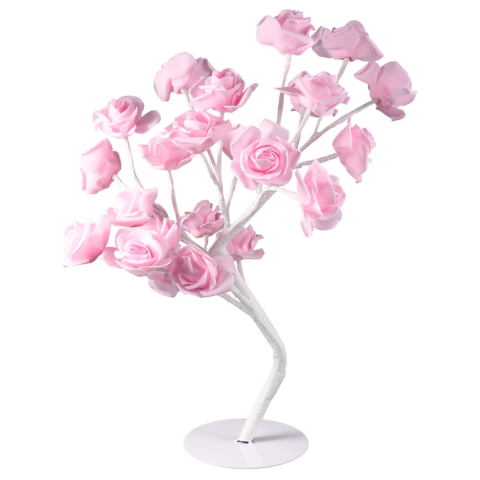 

Rose Tree Decorative Led Night For Bedroom Tabletop Simulated Flower Tree Light Chic Desktop Party Decorative