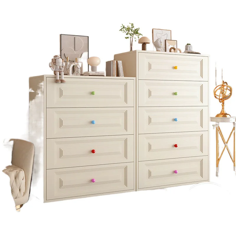 

Household steel chest of drawers Floor-to-ceiling living room Multi-layer wall drawer cabinet Bedroom large-capacity storage cab