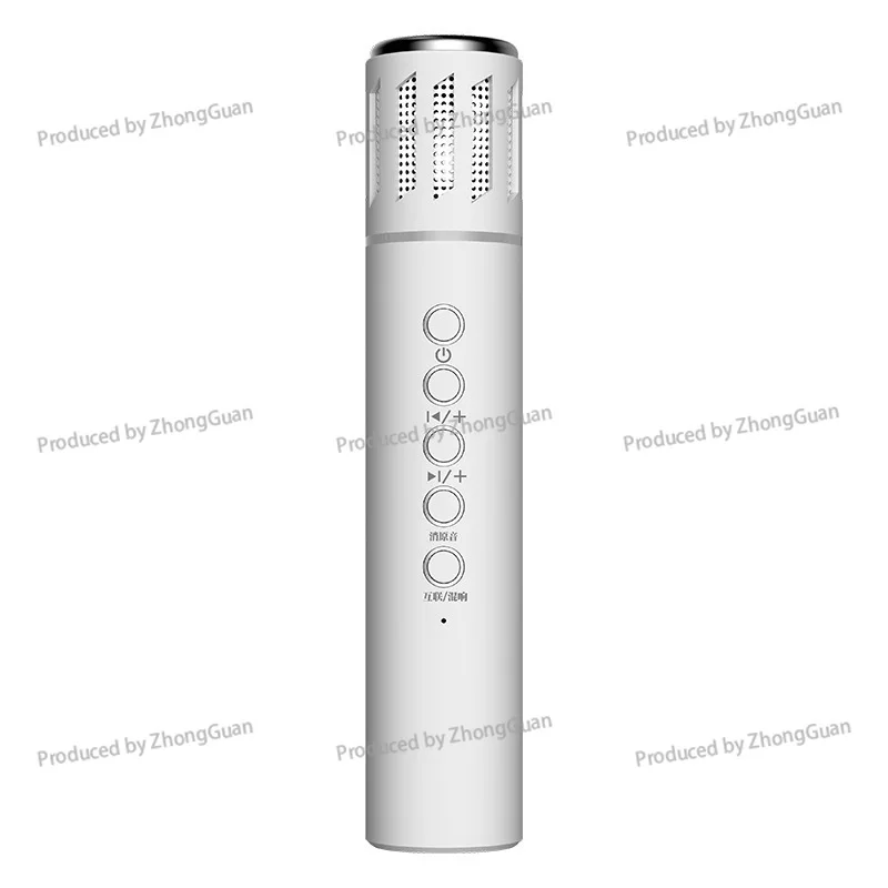 Wireless Bluetooth Microphone Mobile Phone Karaoke Portable Microphone Audio Integrated Home Speaker Sound Card Live Full Set