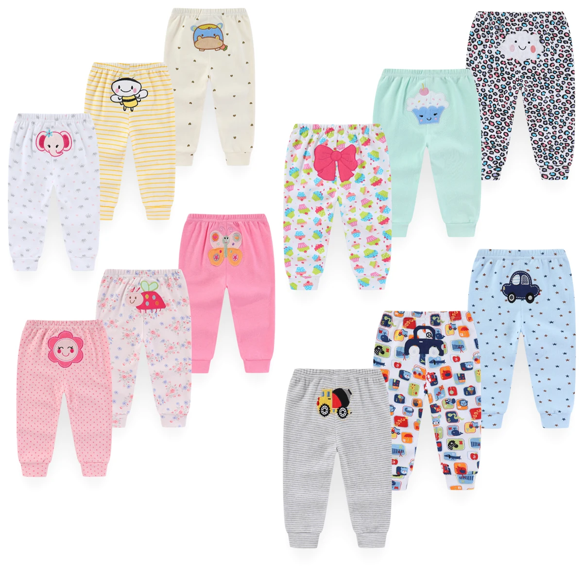 100% cotton baby and 3 unisex fashion season soft and comfortable