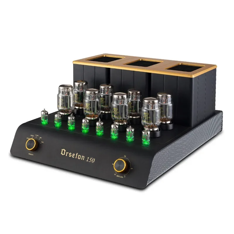 M-075 Bile Machine Amplifier Clone Mcintosh MC150 KT88 Vacuum Tube HIFI Super Power Bile Machine Single Side 150W Pushable ATC