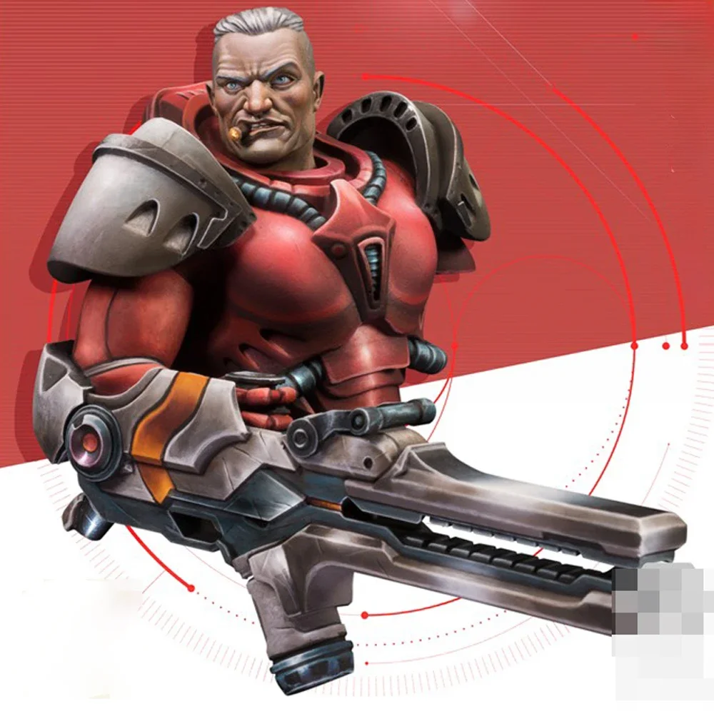 1/12 Robot guerrero, destructor, busto de figura modelo de resina, GK, tema de ciencia ficción, kit sin montar y sin pintar