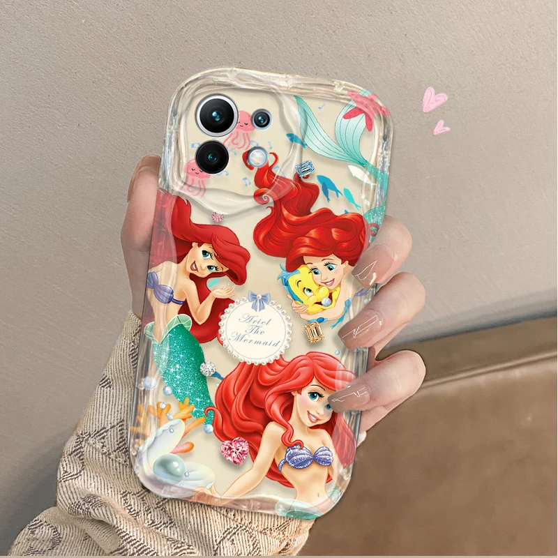 Disney Princess Marie Cat Case For Xiaomi 14T 13T 12T 13 12 11 11i Lite 5G 10T POCO X5 X6 Pro X3 NFC X4 GT F3 F4 F5 F6 M6 M5S