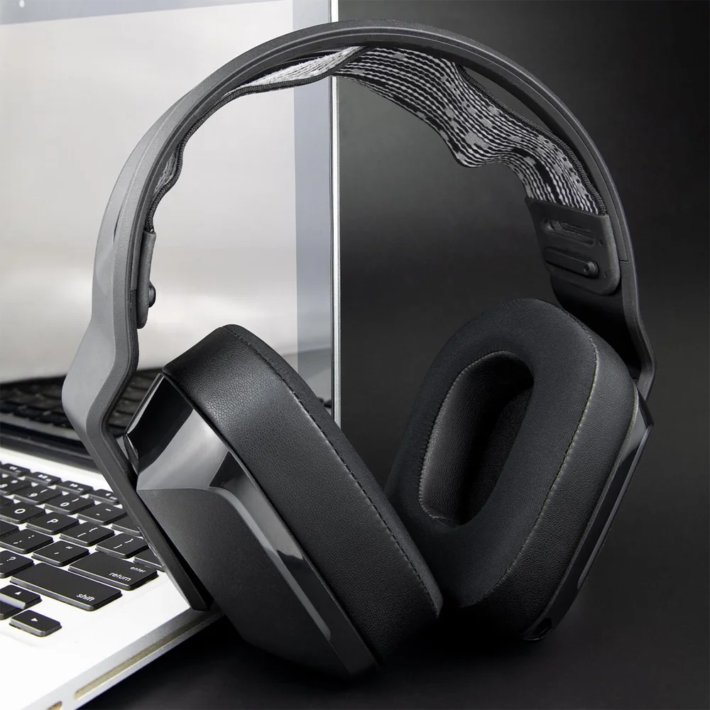 Nauszniki do słuchawek Logitech G733, G335, G535 – zamienne, miękkie, wykonane z materiału o właściwościach pamięci kształtu, z gąbką. — zdjęcie produktu 6