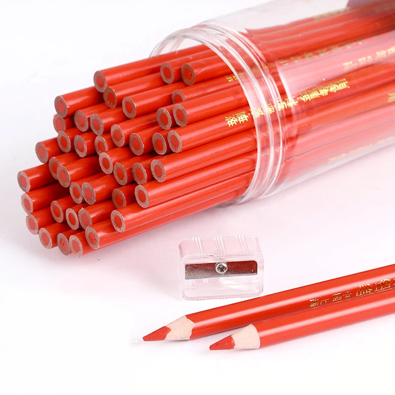 

50pcs Big Colors Pencil,Special Pen Suitable For Glass Leather Plastic Metal Plotting Porcelain Wood Working Mark Stationery