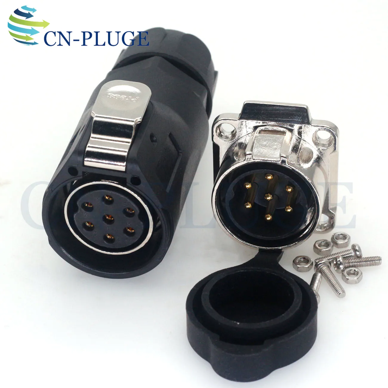 XHP28 Series Waterproof Connector 2 3 4 5 6 7 8 10 Pin Female Plug Male Socket is Applicable to Electric Vehicle Power Supply