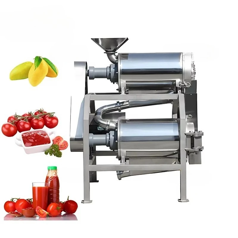 Pineapple Jam Maker Industrial Vegetable Mango Tomato Fruit Machine Pulp Extractor Cherry Pulper Fruit mango Pulping Machine