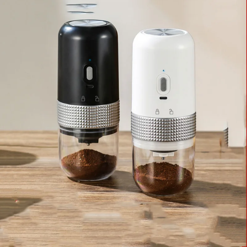 Coffee grinder 1PC home small electric grinder strong range automatic power off adjustable coarseness and thickness portable