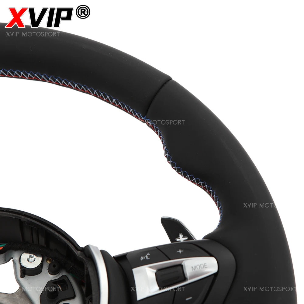 XVIP نابا عجلة القيادة الجلدية بدون وسادة هوائية لسيارات BMW X6M F86 13-18 F20 F21 F30 F31 F34 GT F32 F33 F36 F15 F16 F80 F82 F85