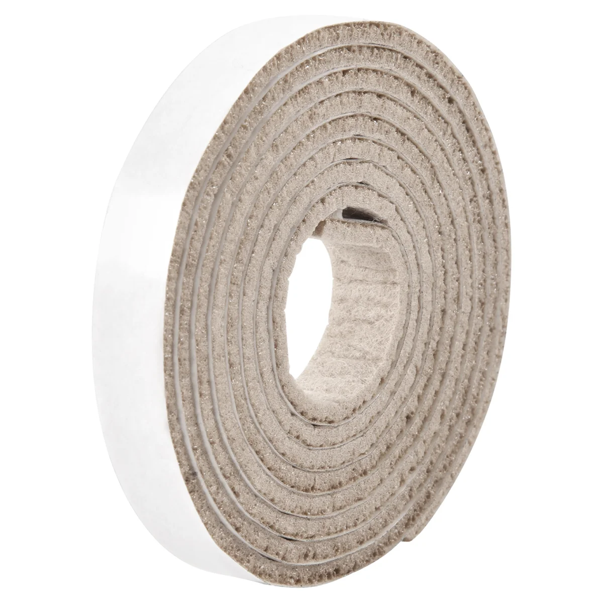 Self-Stick Heavy Duty Felt Strip Roll for Hard Surfaces (1/2 inch x 60 inch), Creamy-White