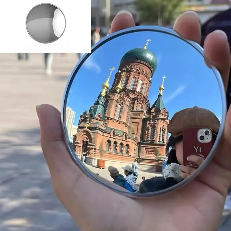 Portable Convex Travel Mirror - Wide-Angle Reflection, Compact  Mini Selfie Mirror For Content Creators & Travel Gifts