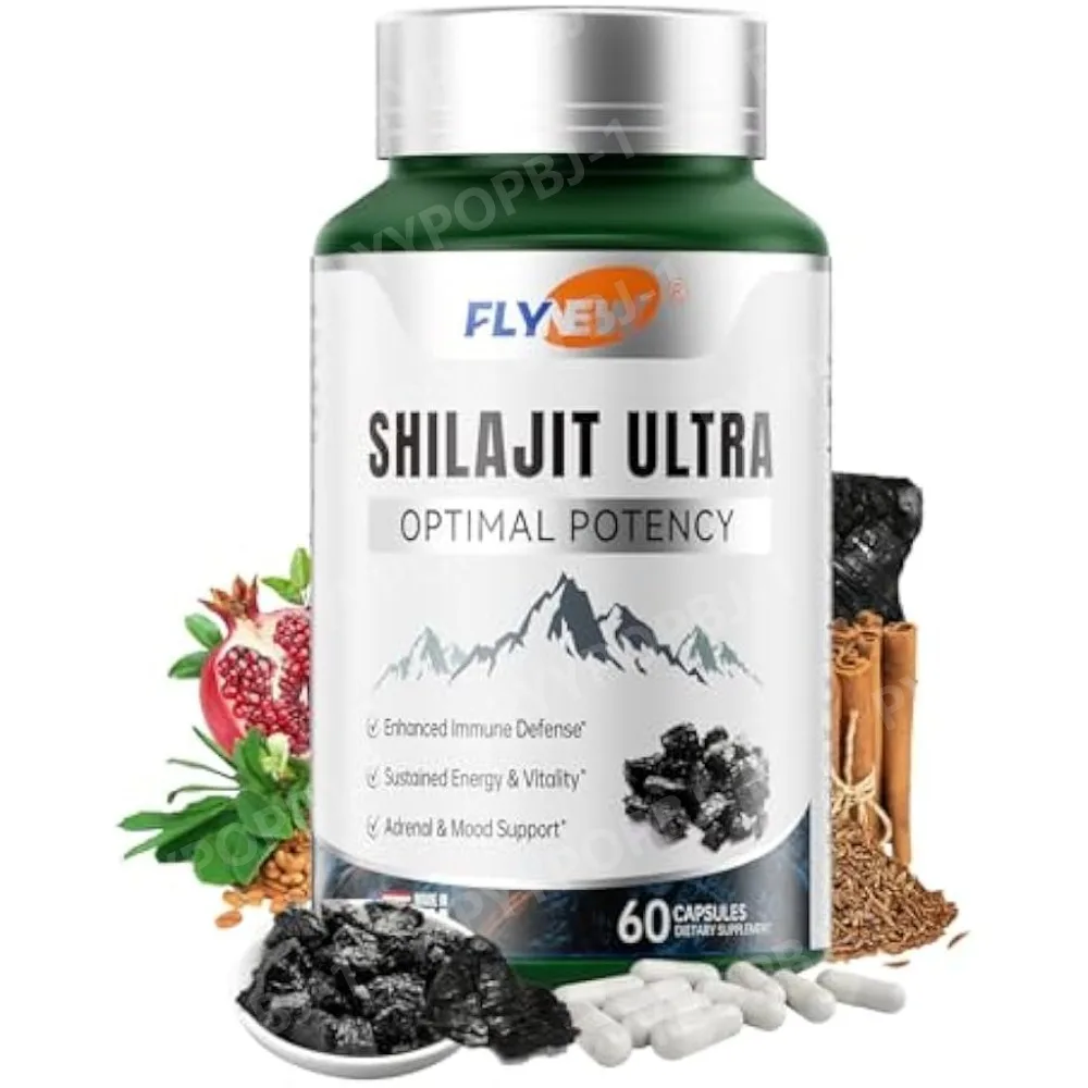 Shilajit para hombres y mujeres, Shilajit con ácido fulvico natural y L-arginina, Shilajits del Himalaya para un poder adicional, apoyo inmunológico
