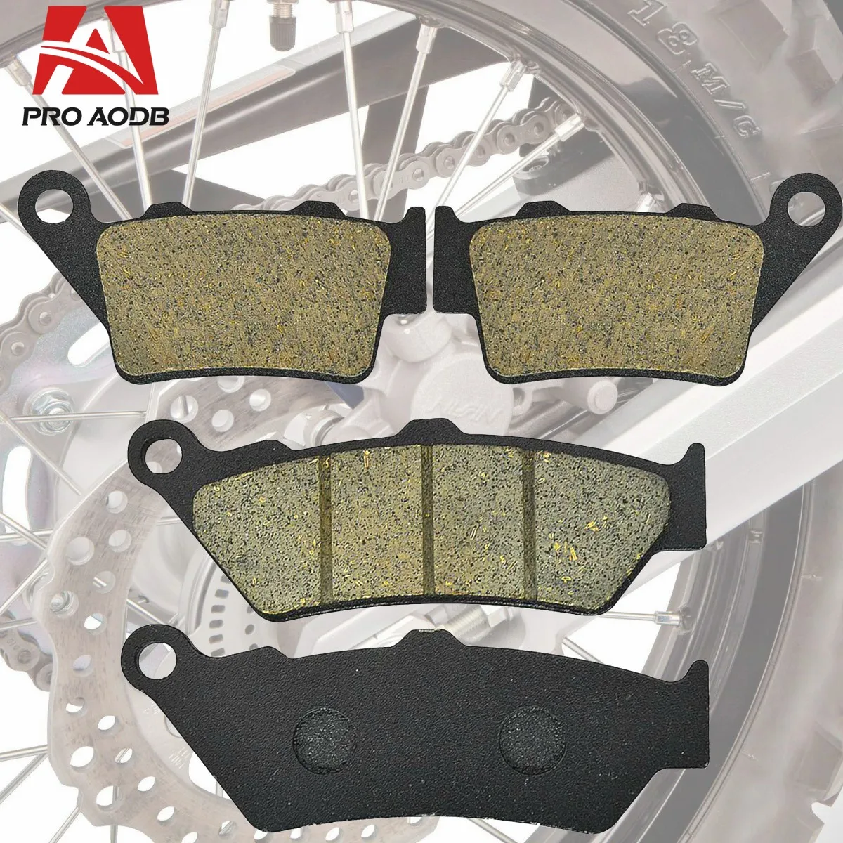 Front Rear Brake Pads For Honda Motorcycle SLR650 CB500 FX650 NX500 NX650 For Yamaha XT660R For APRILIA Pegaso 650 2001-2008