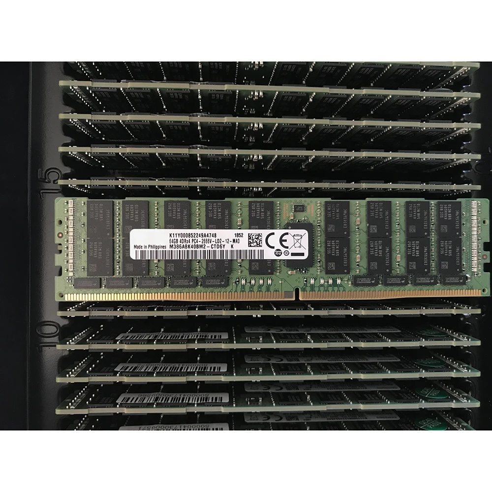 

1Pcs RAM 64G 64GB 4DRx4 DDR4 2666 PC4-2666V ECC LRDIMM Server Memory M386A8K40BM2-CTD6Y