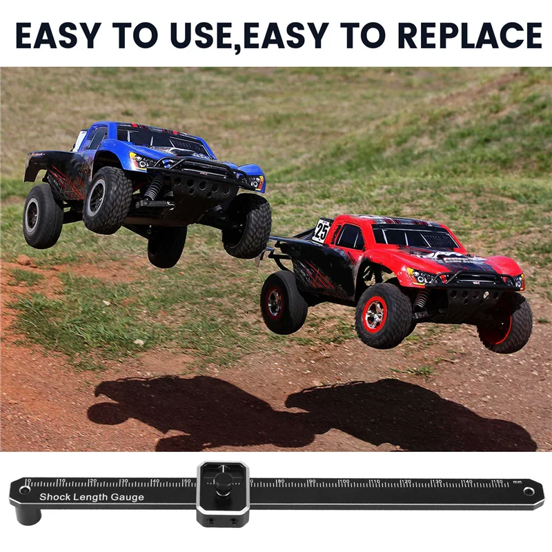 AS96-Rc Off-Road Vehicle Universal Tool Shock Travel Measuring Ruler For 1/8 1/10 RC Car