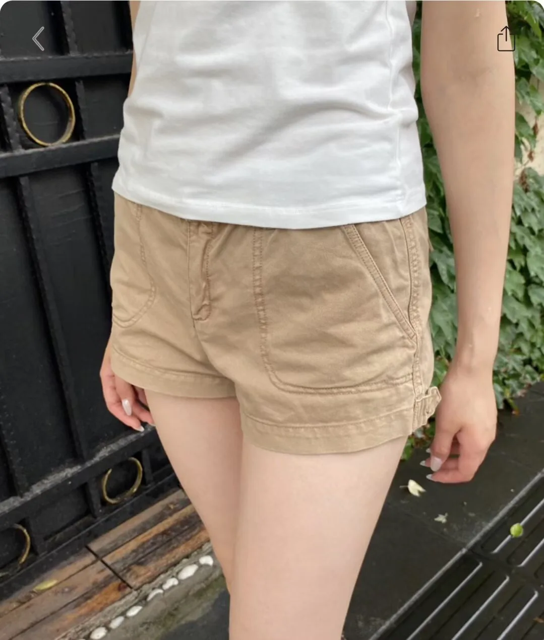 포켓 스윗 솔리드 카고 반바지 여성 섹시 로우 웨이스트 코튼 데님 스웨트셔츠 여성 빈티지 스트릿웨어 여름 반바지 2025 신상