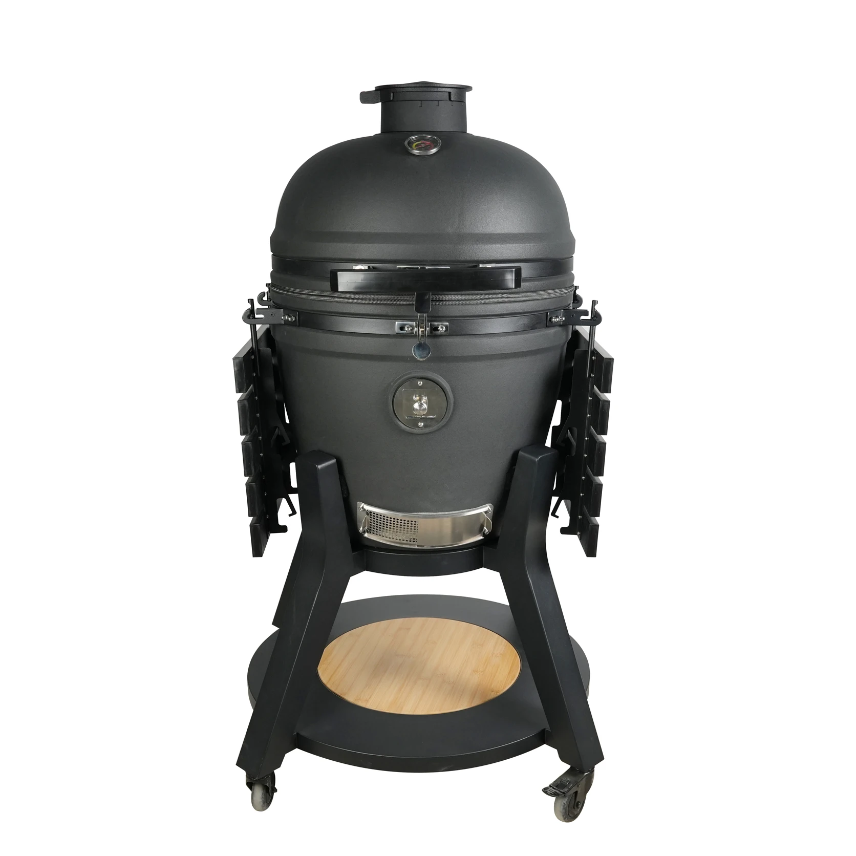 

Trending Auplex Kamados 21-Inch Premium Charcoal Kamado Joe Rotary Grill BBQ Outdoor with High Level Plate