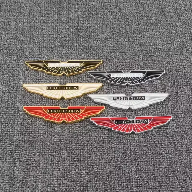 3D Metal Car Floot Mats Emblem Head For Aston Martin DB S 11 X 9 V12 Zagoto Virage Lagonda Vanquish Rapide One-77 Stickers