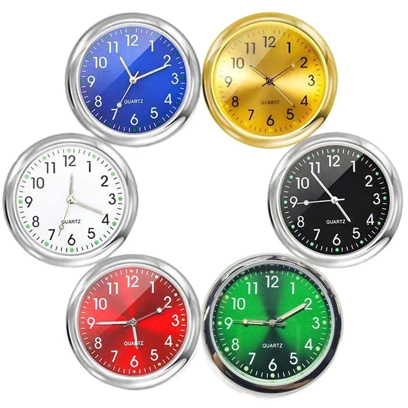 

mini car dial clock car motorbike electric car household waterproof high precision quartz clock car interior accessories