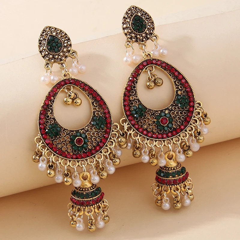 Bohemia Ethnic Style Handmade Earrings For Women Beads Tassel Long Earrings Fashion Jewelry Women Accessories Ladies Gift