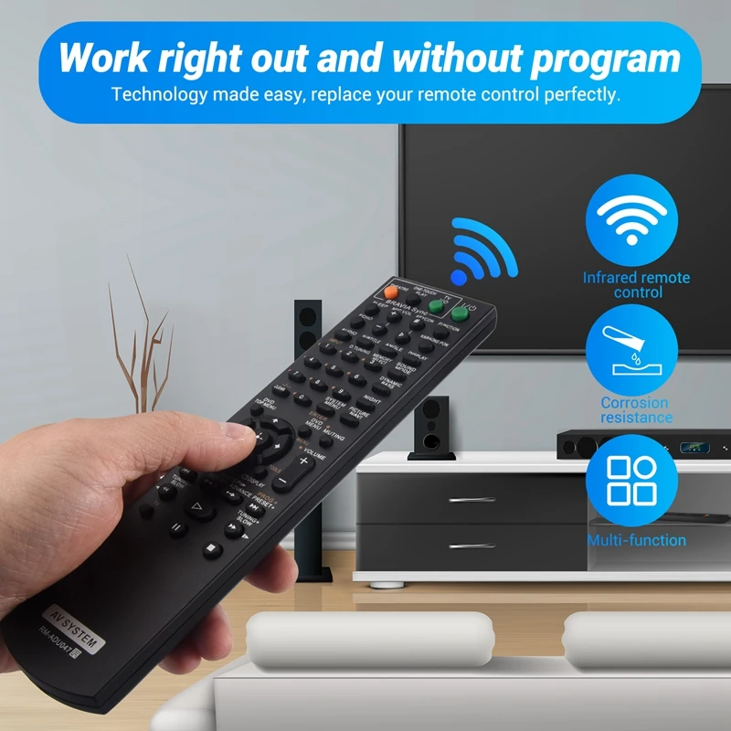 รีโมทคอนโทรลสําหรับ SONY AV DAV-DZ280 DAV-DZ660 DAV-DZ860 DAV-DZ680 DAV-DZ780 HCD-DZ750 RM-ADU047 RM-ADU050