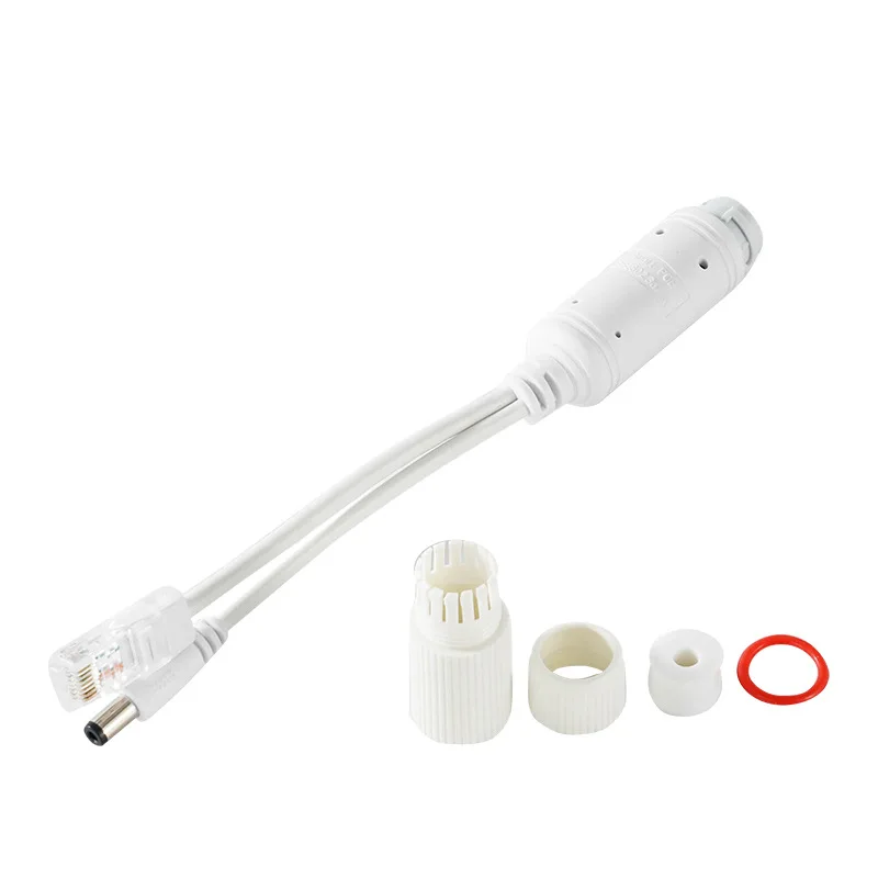 

2pcs 48V to 12V POE SpliterWaterprrof Video And Power Adapter Cable Supply Module Injector Extender for IP Camera Splitter Net
