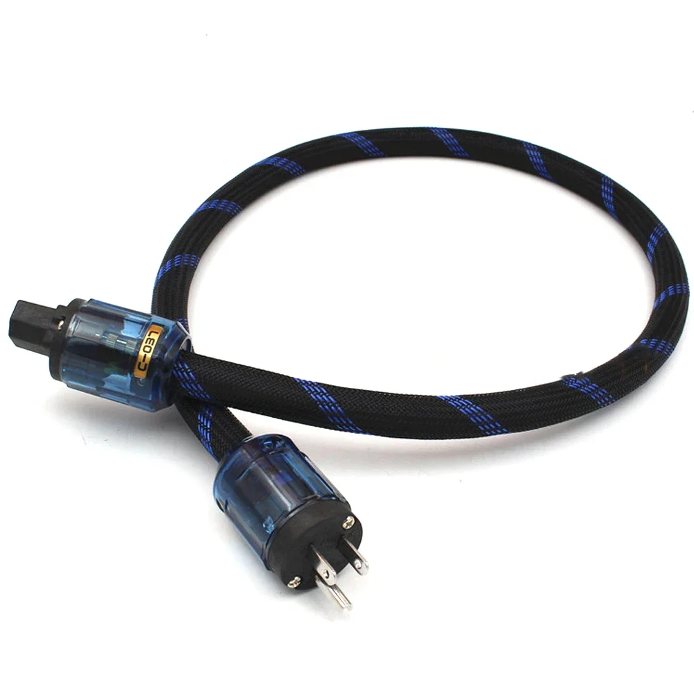 OFC 구리 하이파이 오디오 전원 케이블, US 플러그 AC 전원 코드, 앰프 CD 플레이어 튜브 앰프용