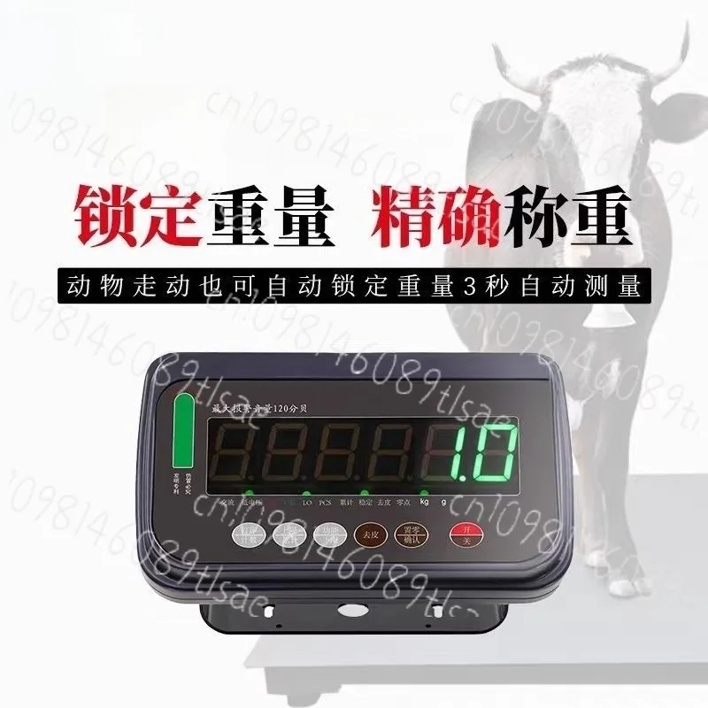 

Digital Scale with Controller, 2 Ton Capacity, Suitable for Livestock Farming, Scale Indicator Included