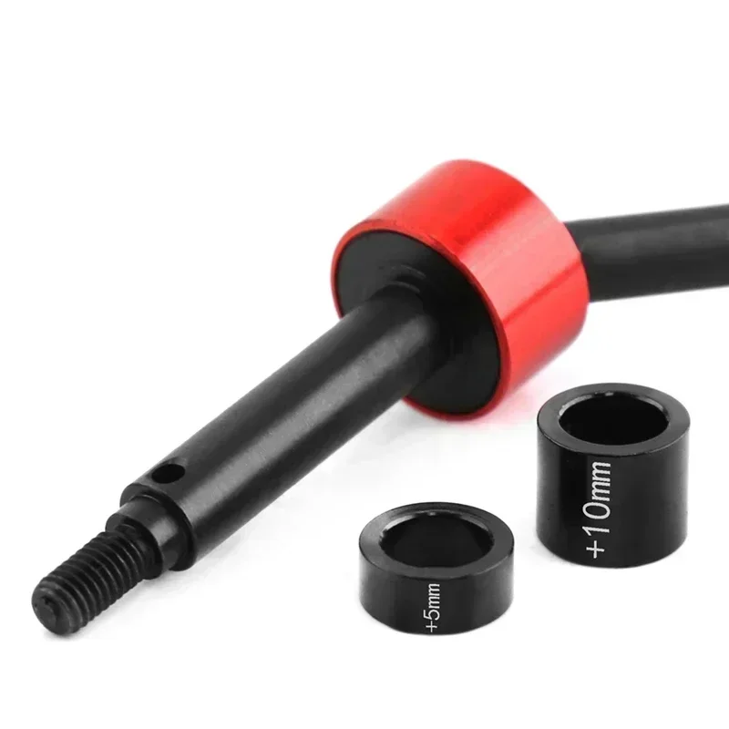 2 قطعة معدن الصلب الجبهة الخلفية محرك رمح CVD عمود الإدارة 86246 ل HPI سافاج X الجريان XL 1/8 RC قطع غيار السيارات