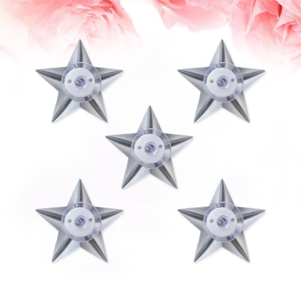 

5 Pcs Shaped Star Light Lights Kids Bedroom Decor Operated Night Lamp Star Shaped Light Safe Eco Friendly Small