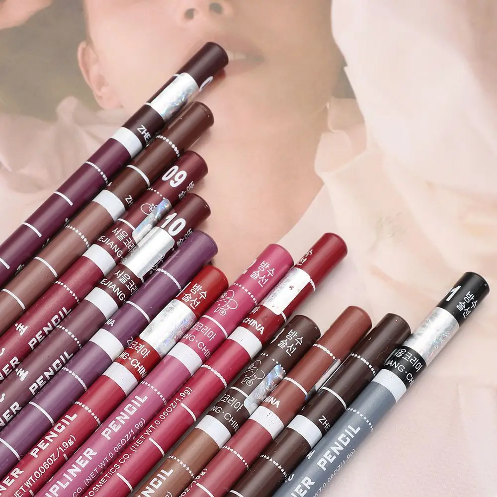 1PC Waterproof Professional Lady Charming Makeup Lip liner Pen Eyeliner Pencil Cosmetic Tool