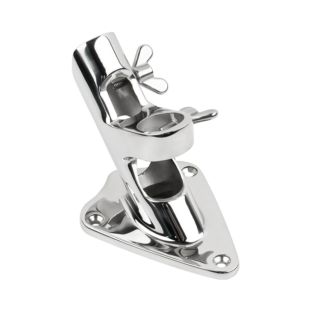 

STLF Flag Pole Holder Outside House Flag Pole Brackets Heavy Duty Metal Flag Mount Stainless Steel Mounting Brackets