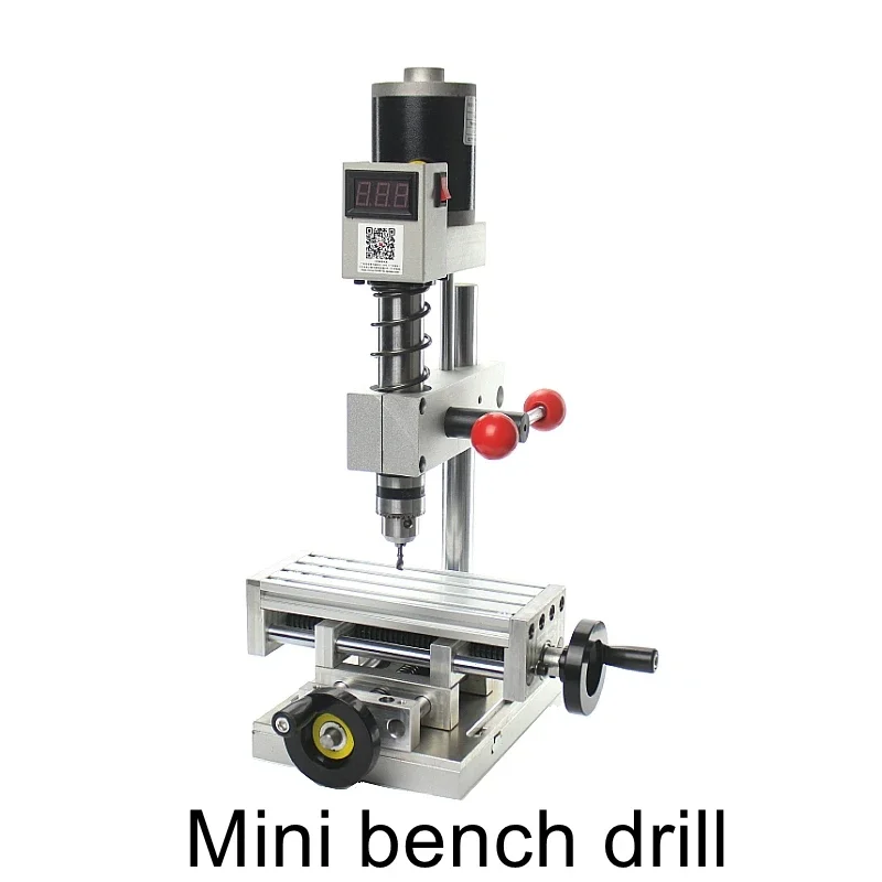 Mini Precision Milling Machine multi-function workbench Bench drill Milling machine Cross sliding table Micro Dovetail carriage
