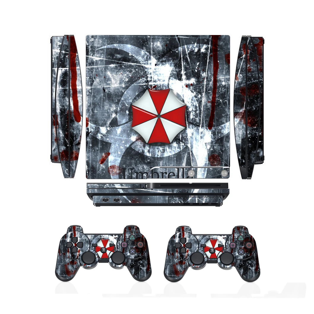 2901 Vinyl Skin Sticker Protector for Sony PS3 Slim PlayStation 3 Slim and 2 controller skins Stickers