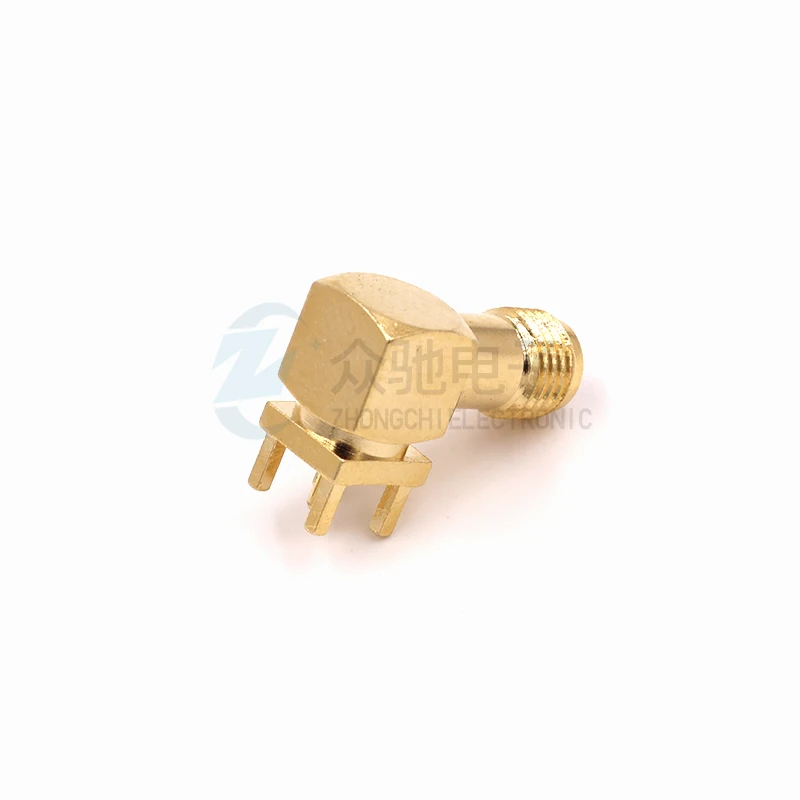 SMA-KWE SMA Bbow board connector 14.5mm