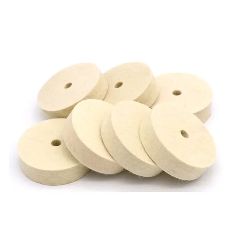 1 Pc Diameter 75mm Wool Felt Polishing Wheel Cloth Buffing Disc Jewelry Mirror Sanding Pads For Dremel Drill Rotary Tool