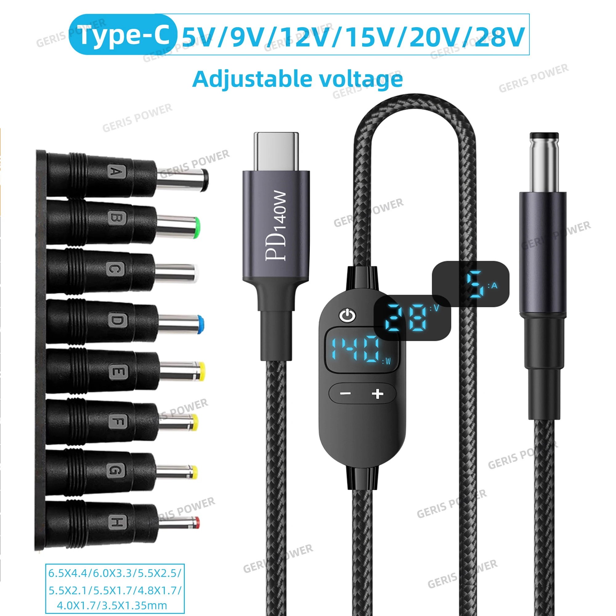 �y�Z�[�����z? USB C PD - DC�d�������P�[�u�� �^�C�vC - DC�}���[�d�R�[�h 5V 9V 12V�����R���o�[�^�[�P�[�u���A�_�v�^�[ �������[�^�[ �e���r�p