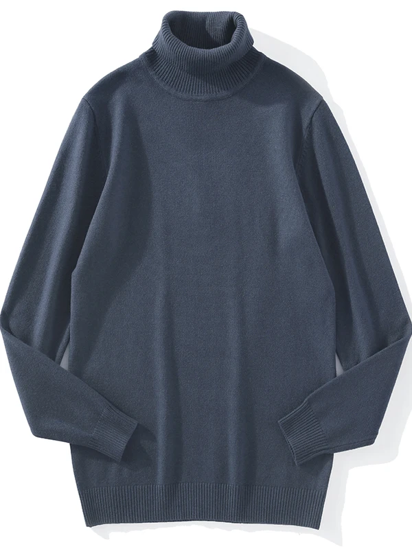 

Мужской вязаный свитер High Ne, модальная внутренняя одежда, верхняя одежда, зимний теплый мягкий длинный свек, модный корейский топ