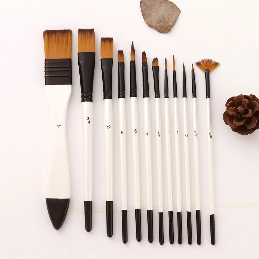 

Paint Brushes Oil Bag Painting -needle Nylon Wreath Material Black Child