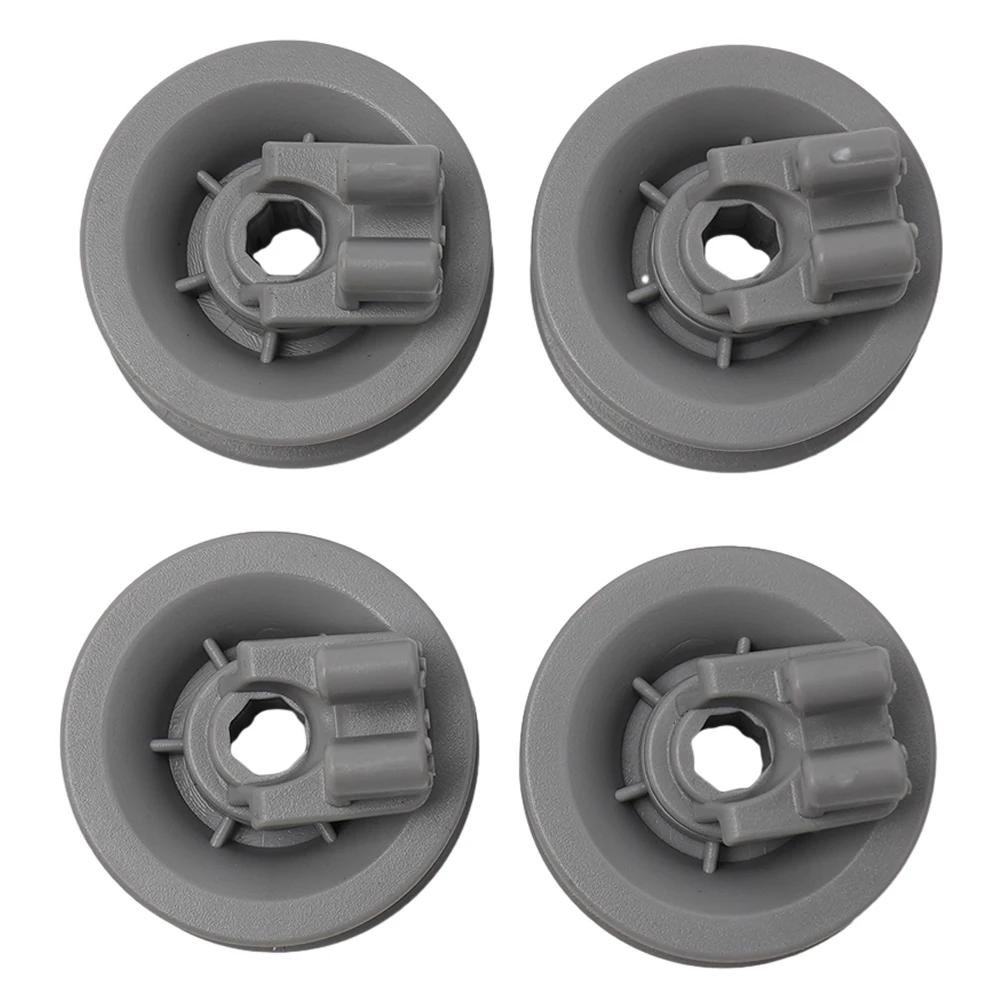 4Pcs/set Basket Roll For Dishwasher Top Basket Upper Basket Wheels For Bosch For Siemens 611666 Home Appliance Spare Accessories