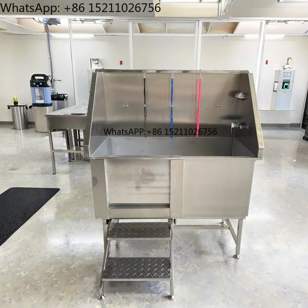 ISO Certified Factory Outlet Professional Dog Cat Spa Beauty 304 Stainless Steel Bathtub Modern Customized Size Waterproof Clean