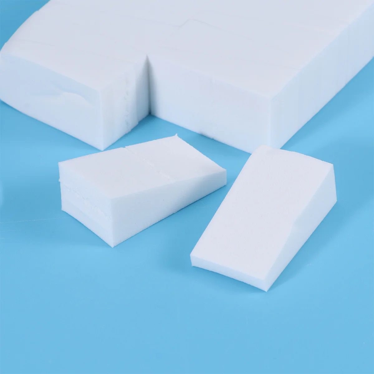 48 Uds base de maquillaje Puff esponja Facial Natural cuñas biodegradables para limpieza profunda cuidado de la piel eliminación de maquillaje
