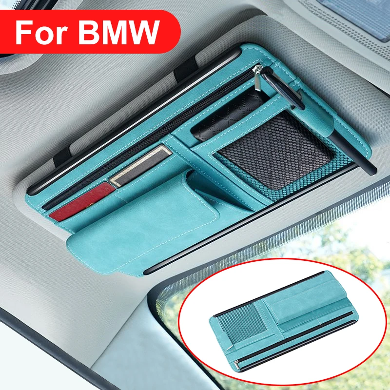 For 2003-2024 BMW Universal Visor folder 1 2 3 4 5 6 7 8 Series x1 x2 x3 x4 x5 x6 x7 x8 e46 e90 f30 i4 iX Interior Accessories