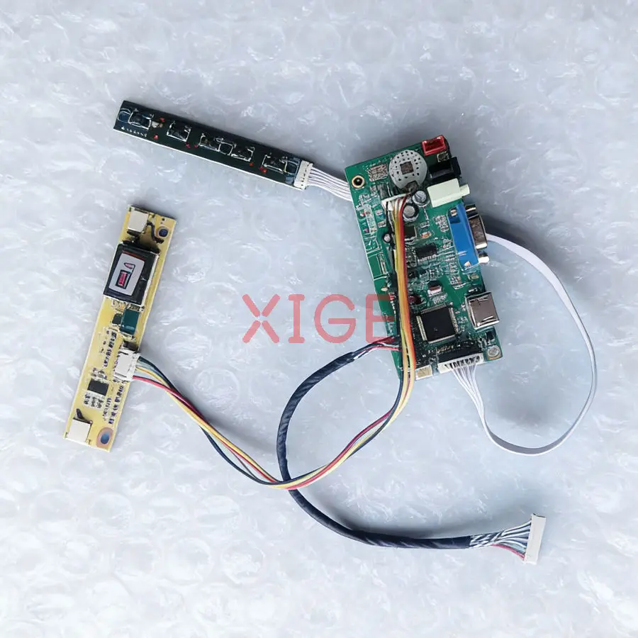 

Для SVA150XG LTM150XO LTM150XS TM150XG контроллер ЖК-монитора комплект приводной платы DIY 1024x768 LVDS 20-контактный HDMI + VGA 2-CCFL 1024*768